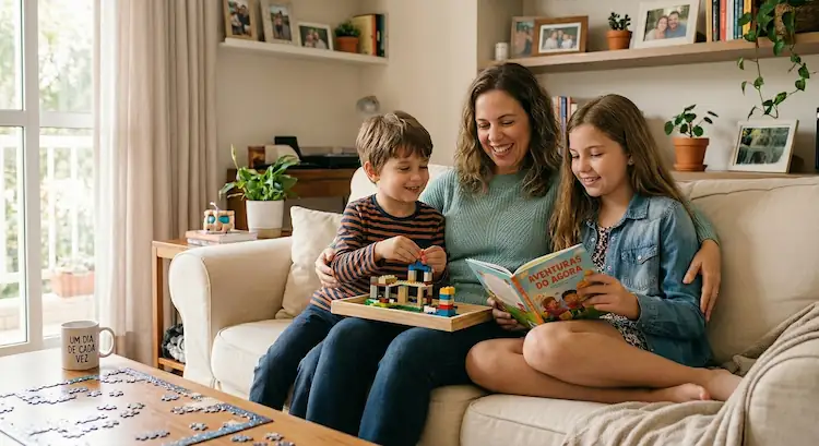 ​Viver o presente garante mais tempo com os filhos